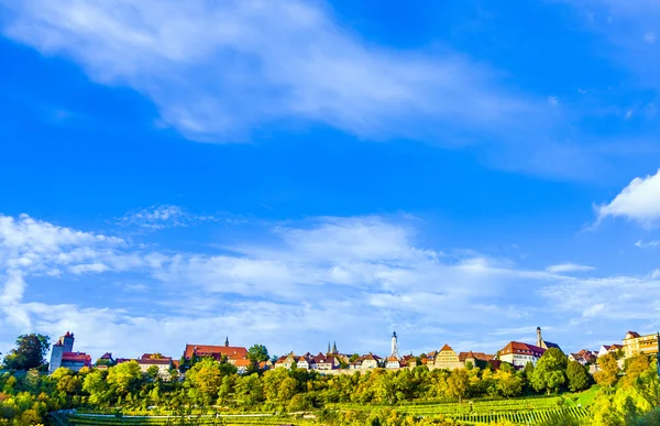 Panorama van rothenburg ob der tauber — Stockfoto