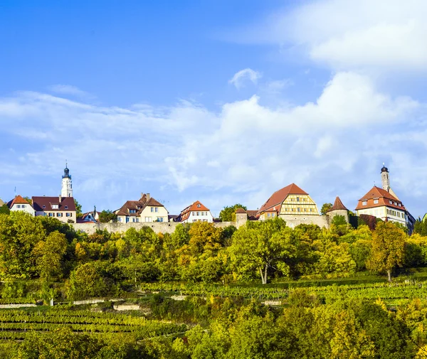 Panorama över rothenburg ob der tauber — Stockfoto