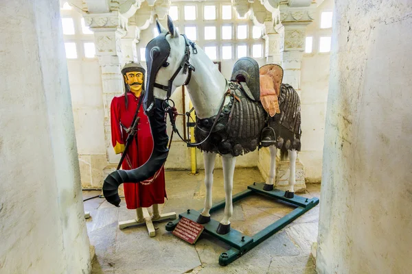 Horse Chetak in the palace — Stock Photo, Image