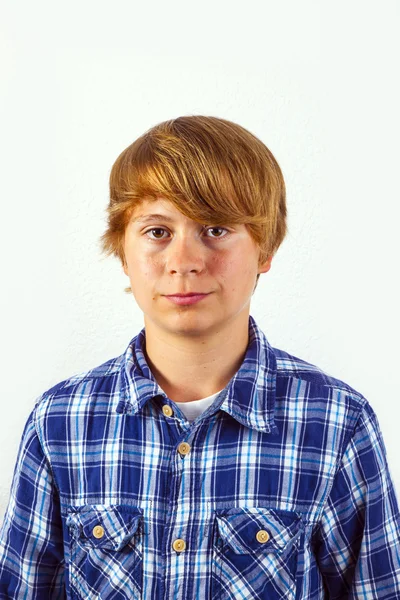 Portrait of handsome smiling boy — Stock Photo, Image