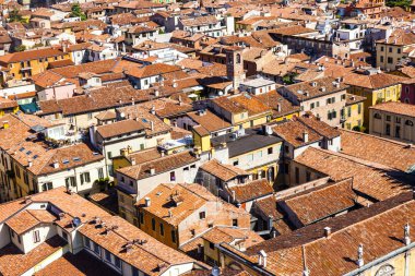 güzel İtalyan şehri verona torre dei lamberti dan