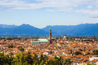 Vicenza, Italy, city of architect Palladio clipart