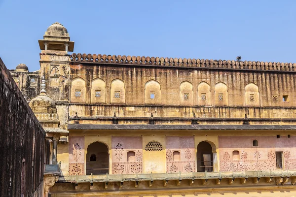 Forte de Amber bonito perto da cidade de Jaipur na Índia — Fotografia de Stock