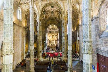belem, Lizbon, Portekiz için Santa maria Kilisesi