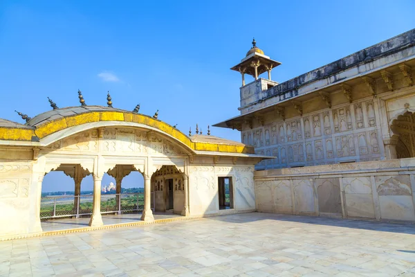 Czerwony fort w agra, amar singh gate, Indie, uttar pradesh — Zdjęcie stockowe