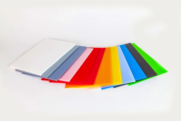 Υλικά συσκευασίας σε διάφορα χρώματα — Φωτογραφία Αρχείου