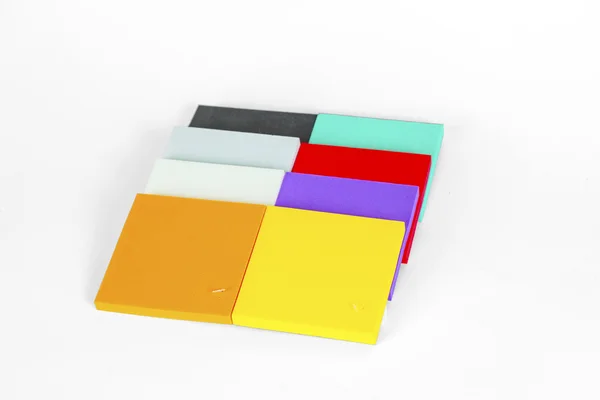 Formes de polystyrène en différentes couleurs et tailles — Photo