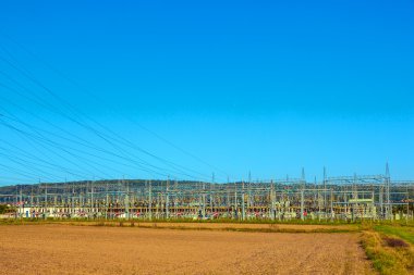 Tarım alanında elektrik santrali