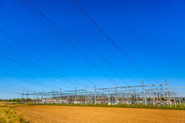 Tarım alanında elektrik santrali