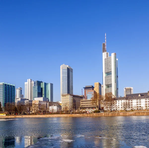 Vista del horizonte de Frankfurt, Alemania —  Fotos de Stock