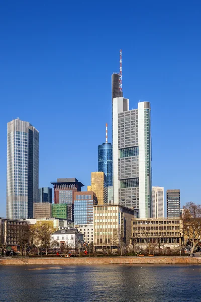 Veduta dello skyline di Francoforte, Germania — Foto Stock
