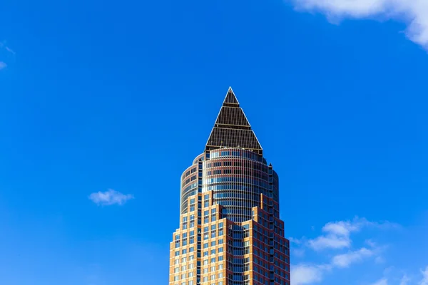 Messeturm - spravedlivé tower ve Frankfurtu — Stock fotografie