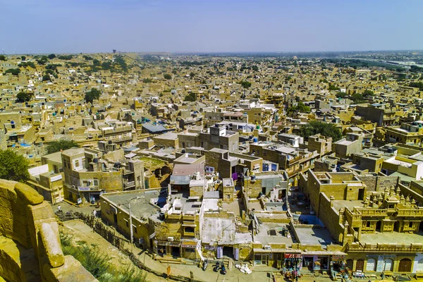 Aerial view of Jaisalmer City, Rajasthan, India — Stock Photo, Image