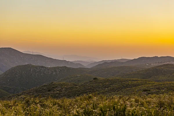 Клівленд Національної лісової в sunset, Каліфорнія, США — стокове фото