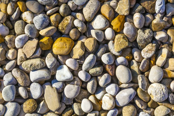 Pierres lavées douces à la plage — Photo