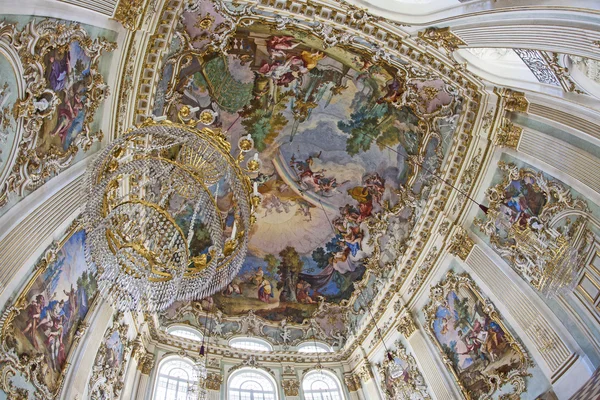 Wewnątrz zamku nymphenburg, Monachium — Zdjęcie stockowe