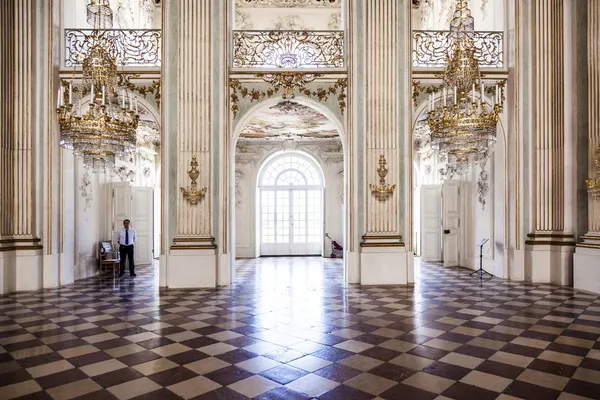 Wewnątrz zamku nymphenburg, Monachium — Zdjęcie stockowe