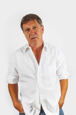 boş zaman adam eliyle onun kot pantolon