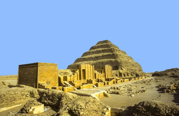Pirâmides em Egito — Fotografia de Stock
