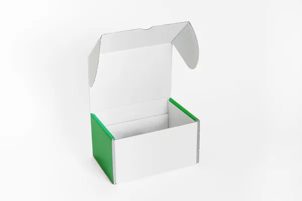 Empty white box — Stock Photo, Image