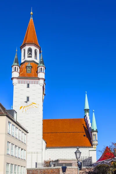 Blick auf das alte Rathaus in München — Stockfoto