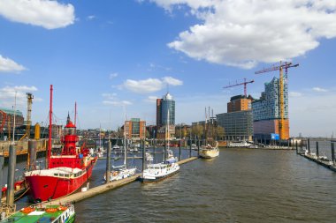 Konser Salonu elbphilharmonie yapım aşamasında Hamburg, mikrop