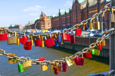sonsuza kadar aşk dolap speicherstadt Köprüsü sembolize