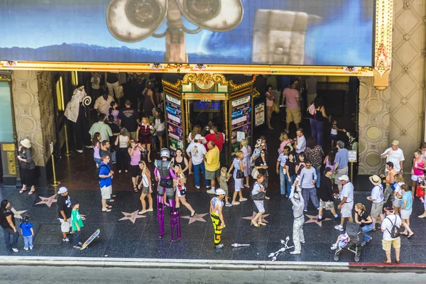 Walk along the walk of fame at cinema el capitan — Stock Photo, Image