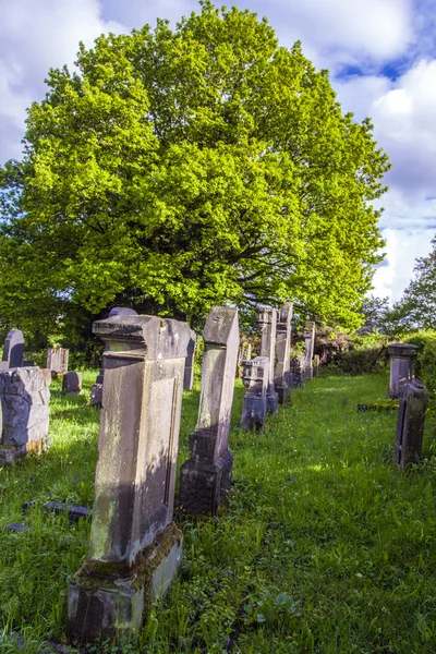 Židovský hřbitov v st. wendel na galgenberg — Stock fotografie