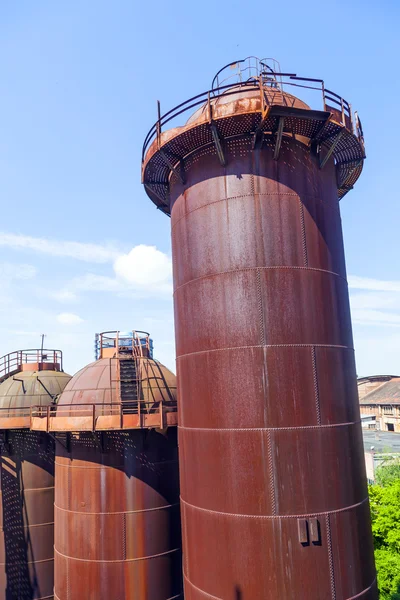 Old iron works monuments in Neunkirchen — Stock Photo, Image