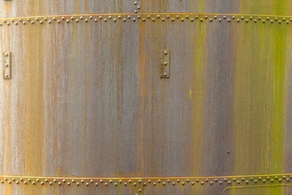 Patrón de metal oxidado de una chimenea vieja — Foto de Stock
