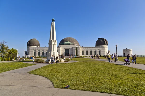 Híres Griffith Obszervatórium, a Los Angeles-i — Stock Fotó