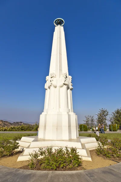 Memoriale di scienziati famosi all'osservatorio Griffith di Los Ang — Foto Stock