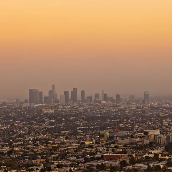 Skyline de Los Angeles — Fotografia de Stock