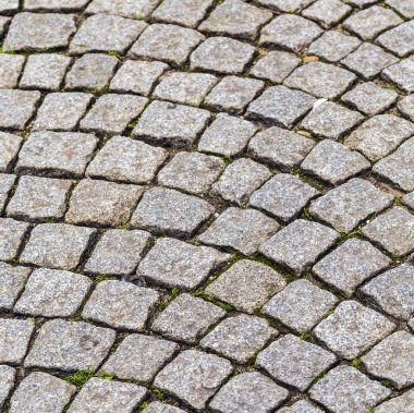 achtergrond van geplaveide bestrating
