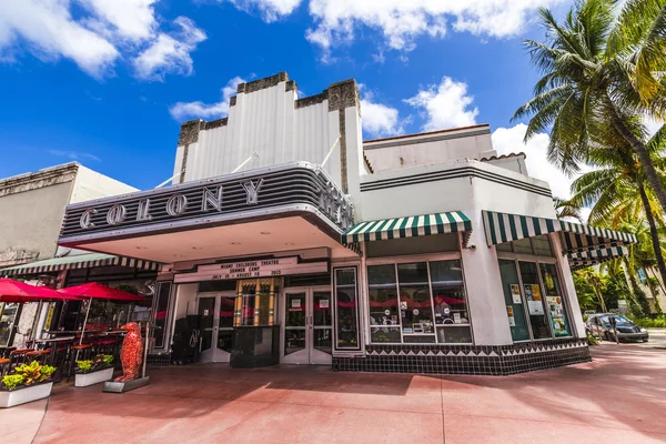 Famous Colony Art Deco Theater — Stock Photo, Image