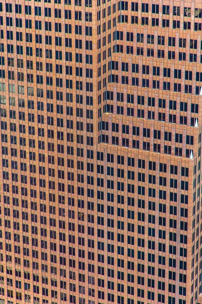 Façade de bâtiments modernes dans le centre-ville de Houston — Photo