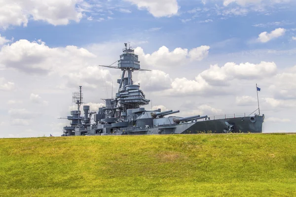 The Famous Dreadnought Battleship Texas — Stock Photo, Image