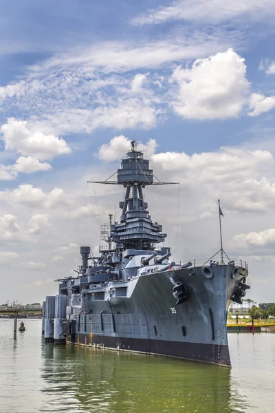 The Famous Dreadnought Battleship Texas — Stock Photo, Image