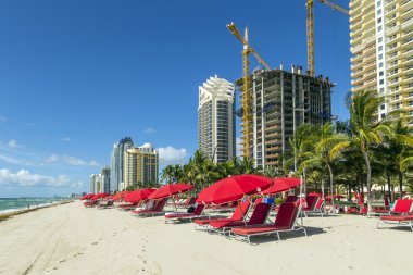 skyscraper at Sunny Isles Beach in Miami, Florida clipart