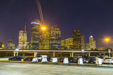 görüntülemek şehir park yeri gece houston