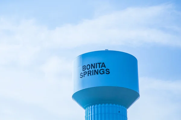 Blue painted Water Tower — Stock Photo, Image