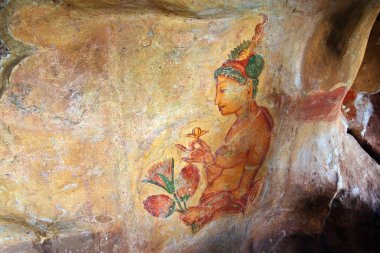 Dünya Bayanlar sigiriya tarzı, Saray o ünlü fresk