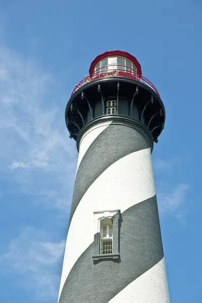 Beautiful lighthouse from Sankt Augustine — Stock Photo, Image