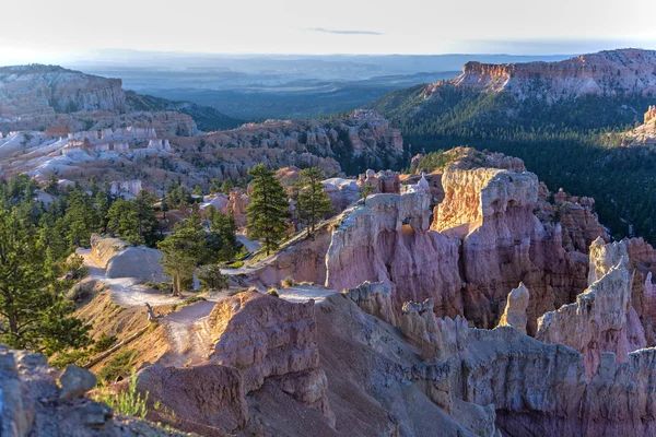 Vackra landskap i bryce canyon med magnifika sten forma — Stockfoto