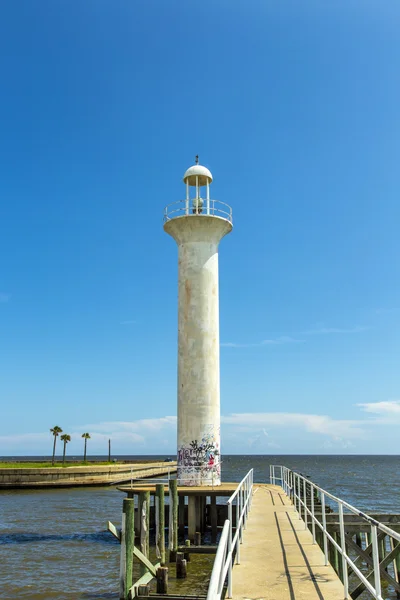 Biloxi vuurtoren in mississippi, Verenigde Staten. — Stockfoto