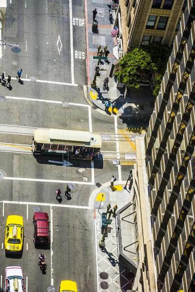 Streetview in San Francisco — Stock Photo, Image