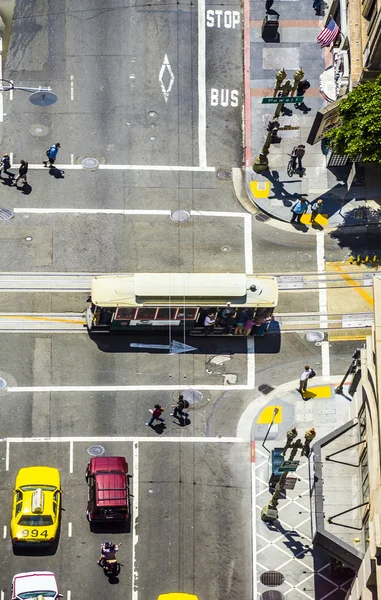 Streetview in San Francisco — Stock Photo, Image