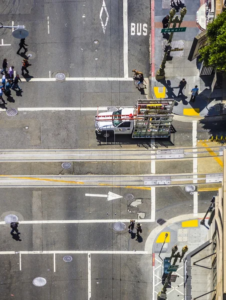 Streetview in San Francisco — Stock Photo, Image