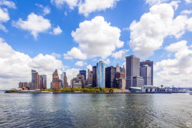 New York City panorama with Manhattan Skyline clipart